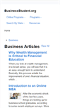 Mobile Screenshot of businessstudent.org